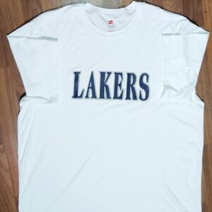 Authentic Los Angeles Lakers Shortsleeve 2X Practice Shirt